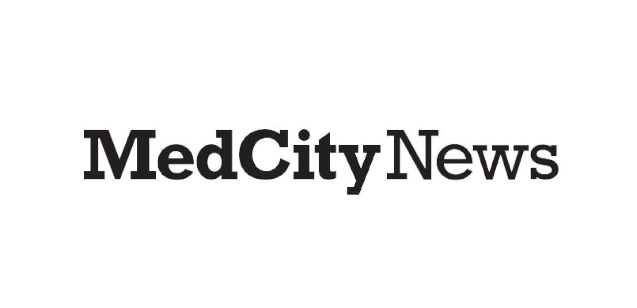 MedCity News logo with a white background