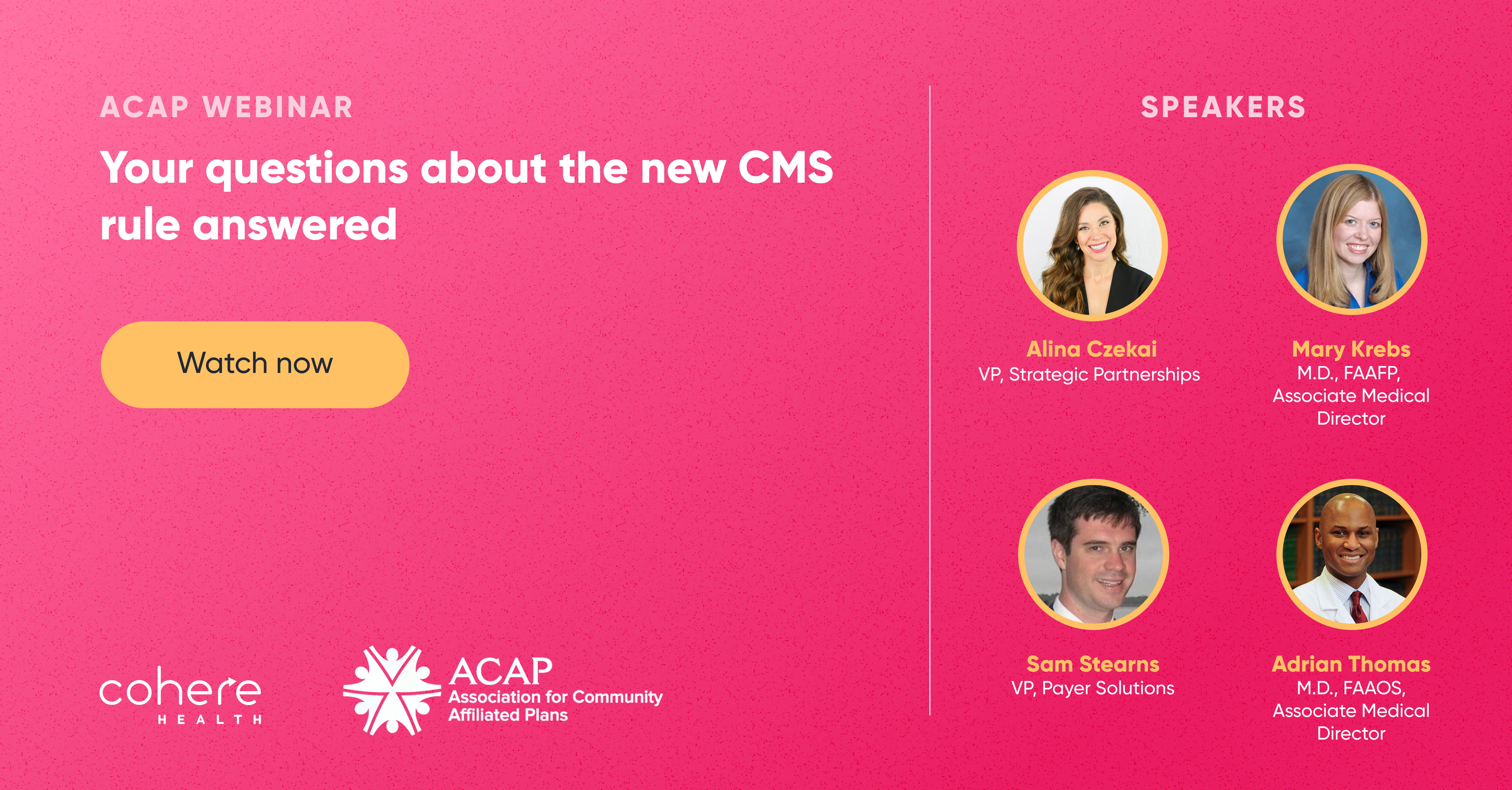 Your questions about the new CMS rule answered webinar graphic