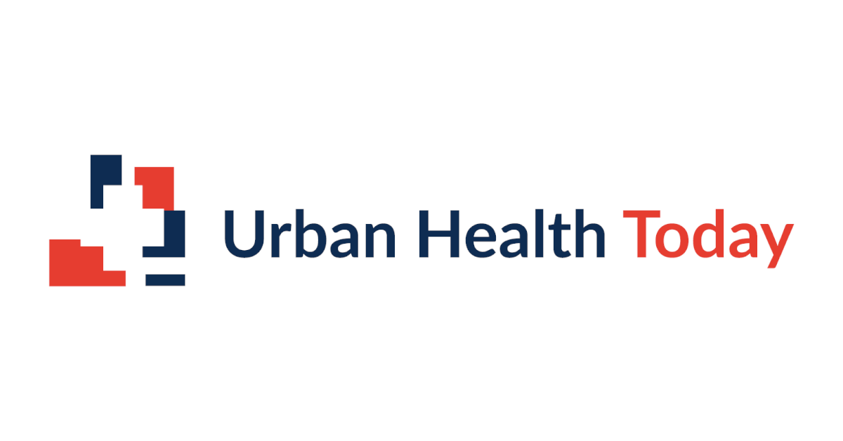 Urban Health Today logo with a white background