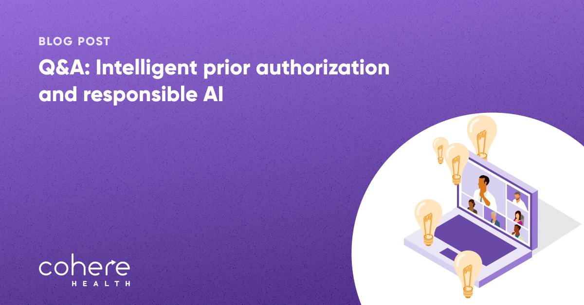 Intelligent prior authorization and responsible AI blog graphic