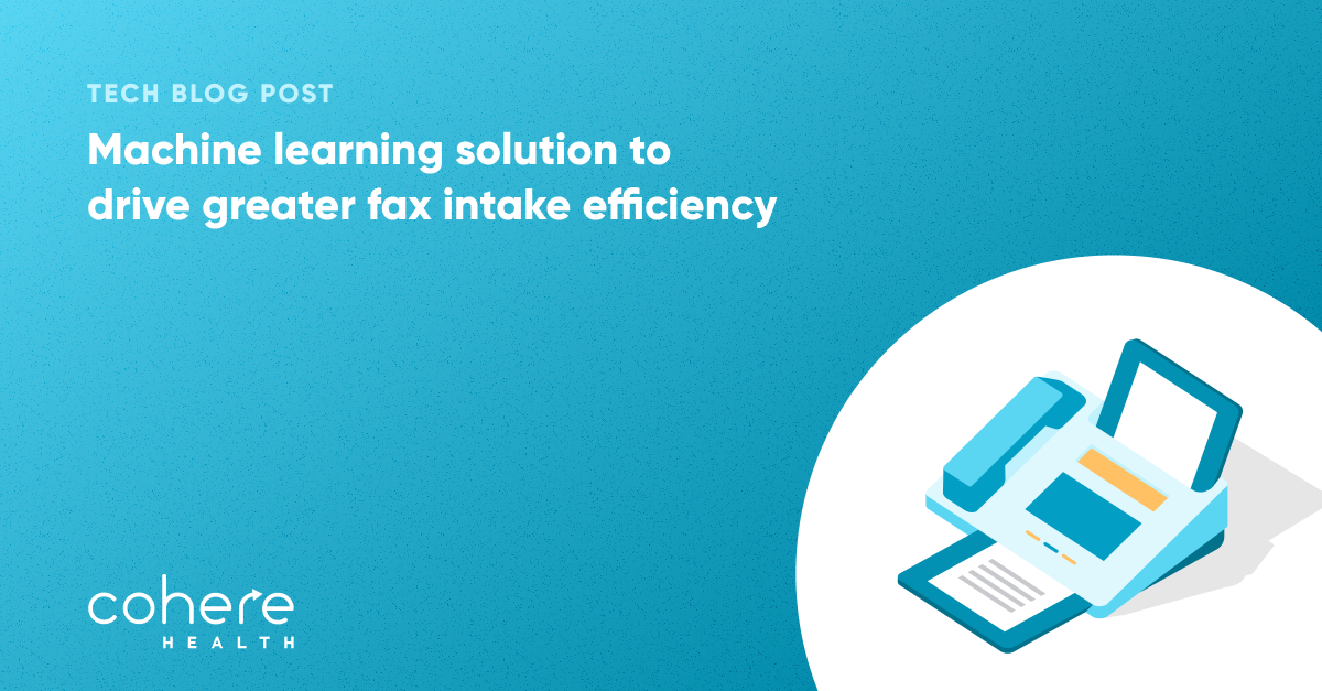 Machine learning solution to drive greater fax intake efficiency tech blog graphic