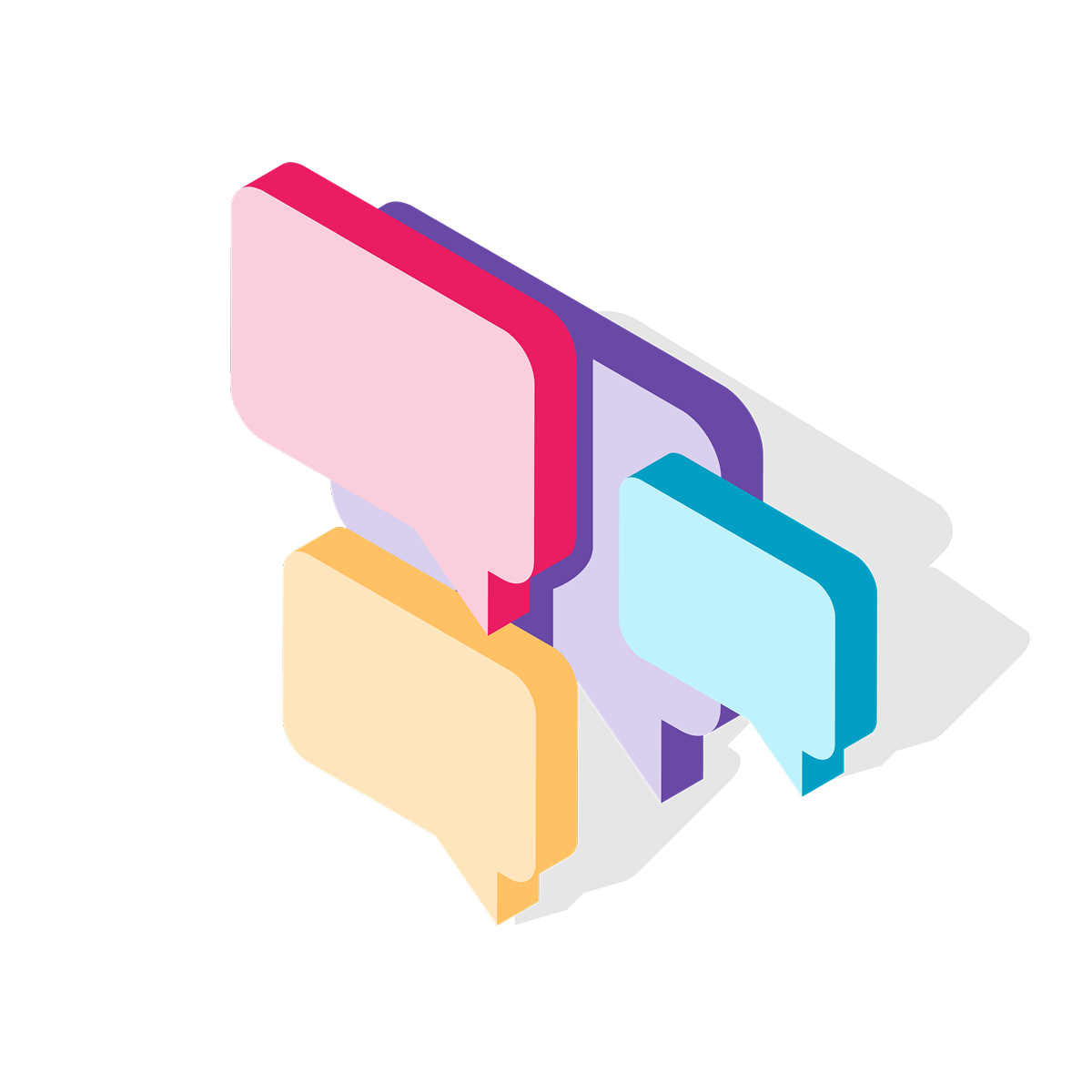 Chatbox image Graphic of a chat