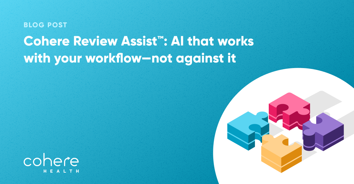 Cohere Review Assist: AI that works with your workflow—not against it blog graphic